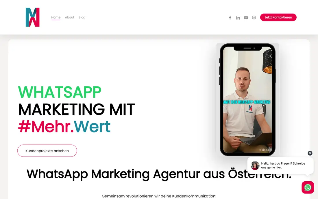 MehrWert — Website von WebArs